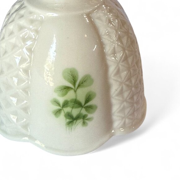 Donegal China Irish Parian Shamrock Bell Ireland - Picture 3 of 7